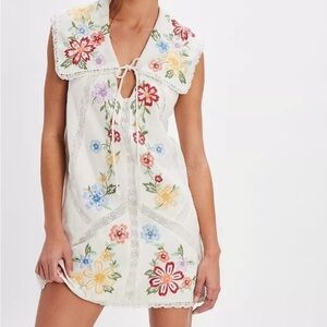 Free People Willow Embroidered Dress